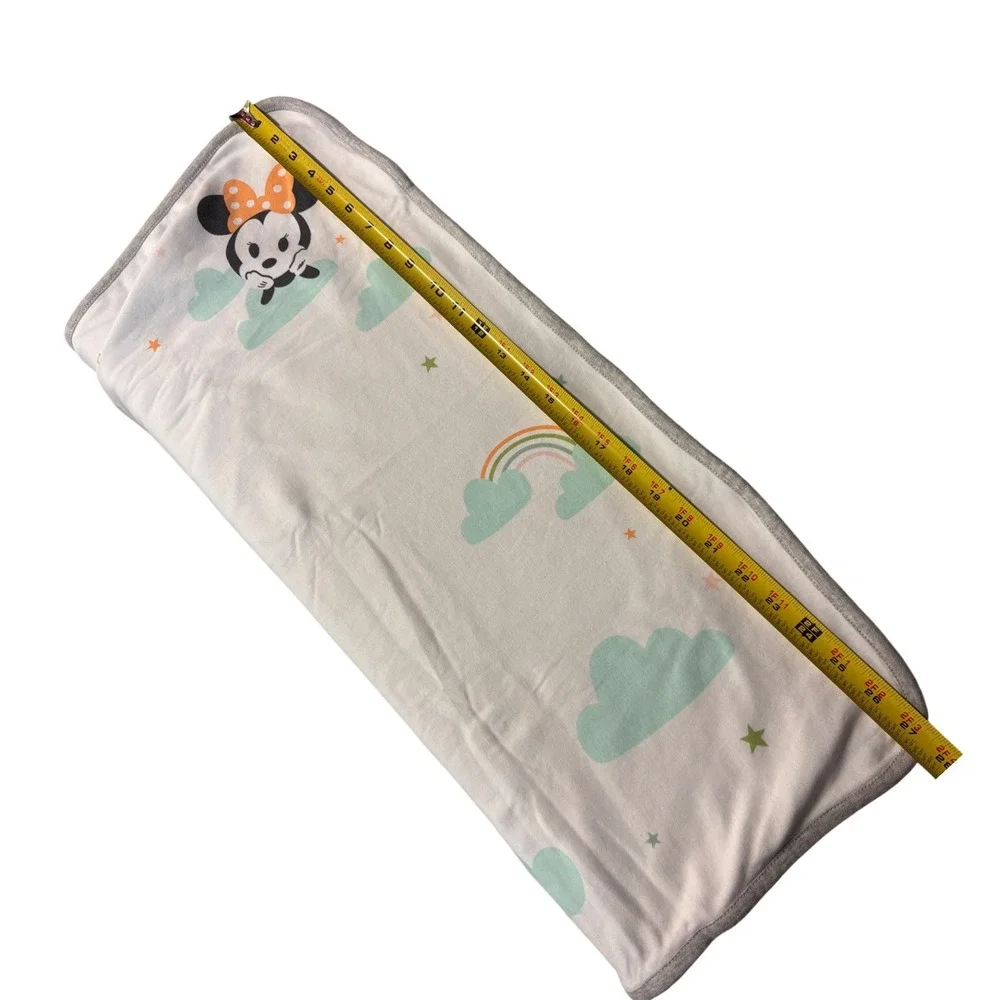 Disney Mickey Minnie Mouse Baby Milestone Blanket Monthly Growth Tracker Jersey